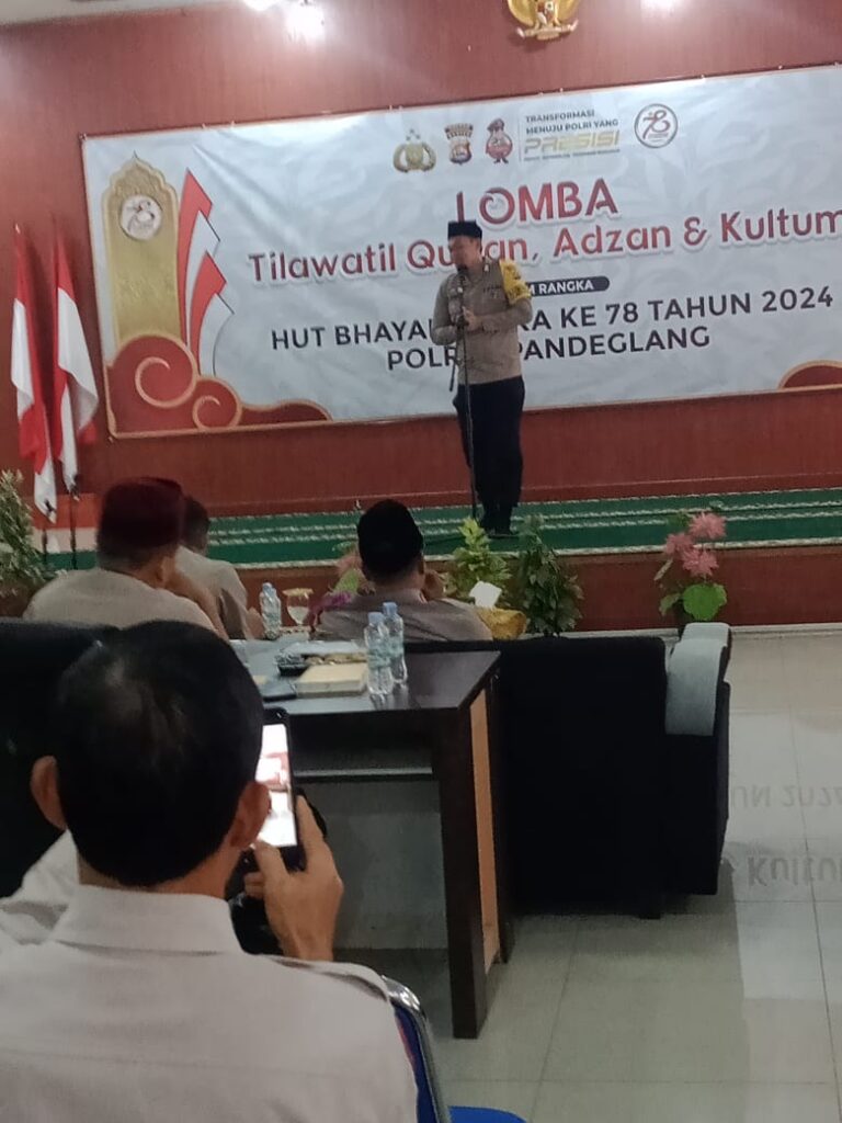 Semangat HUT Bhayangkara ke-78: Bhabinkamtibmas Polsek Cadasari Berpartisipasi di Lomba Kultum Polres Pandeglang 2 WhatsApp Image 2024 06 13 at 09.23.53